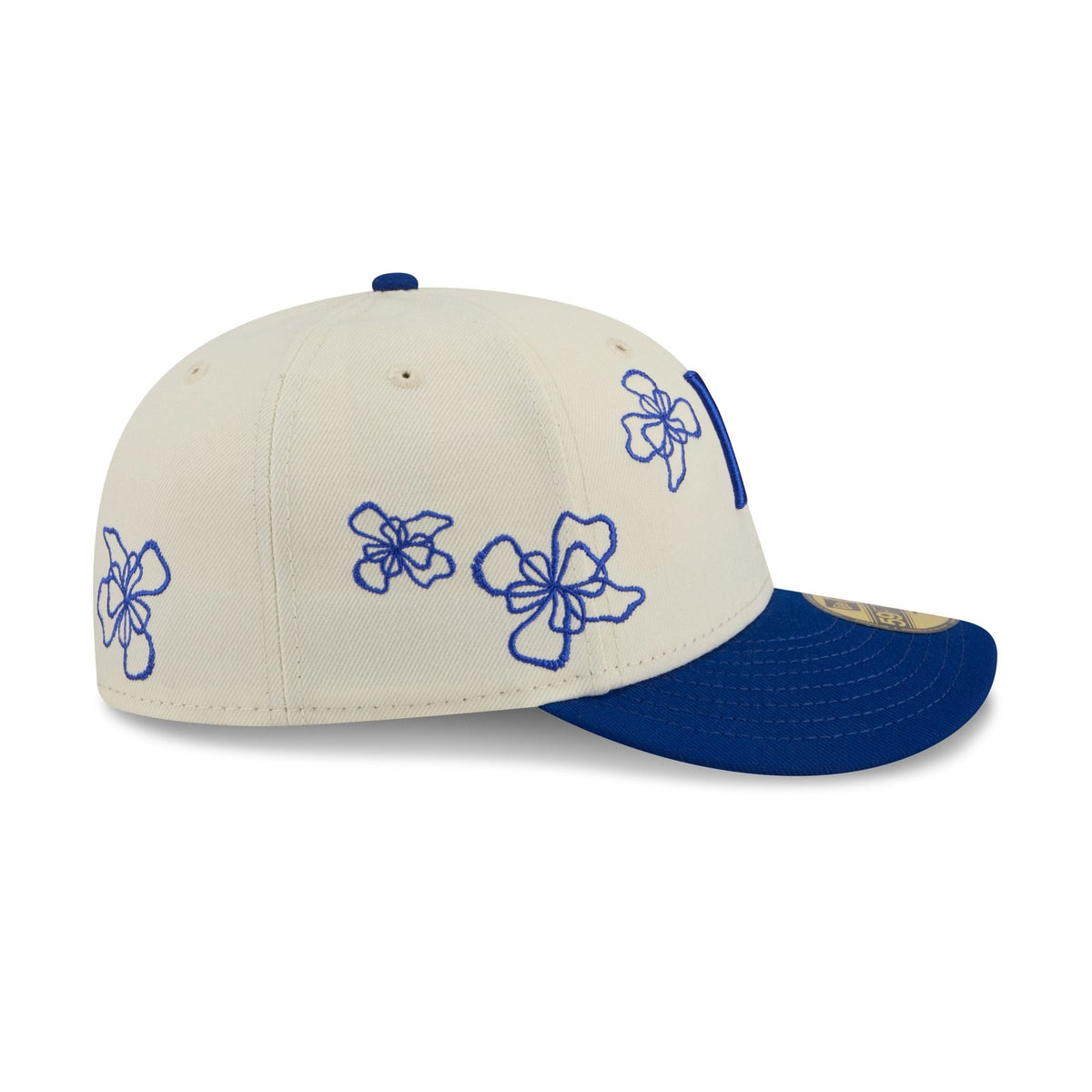 Kansas City Royals Floral Outline 59FIFTY Fitted Hat