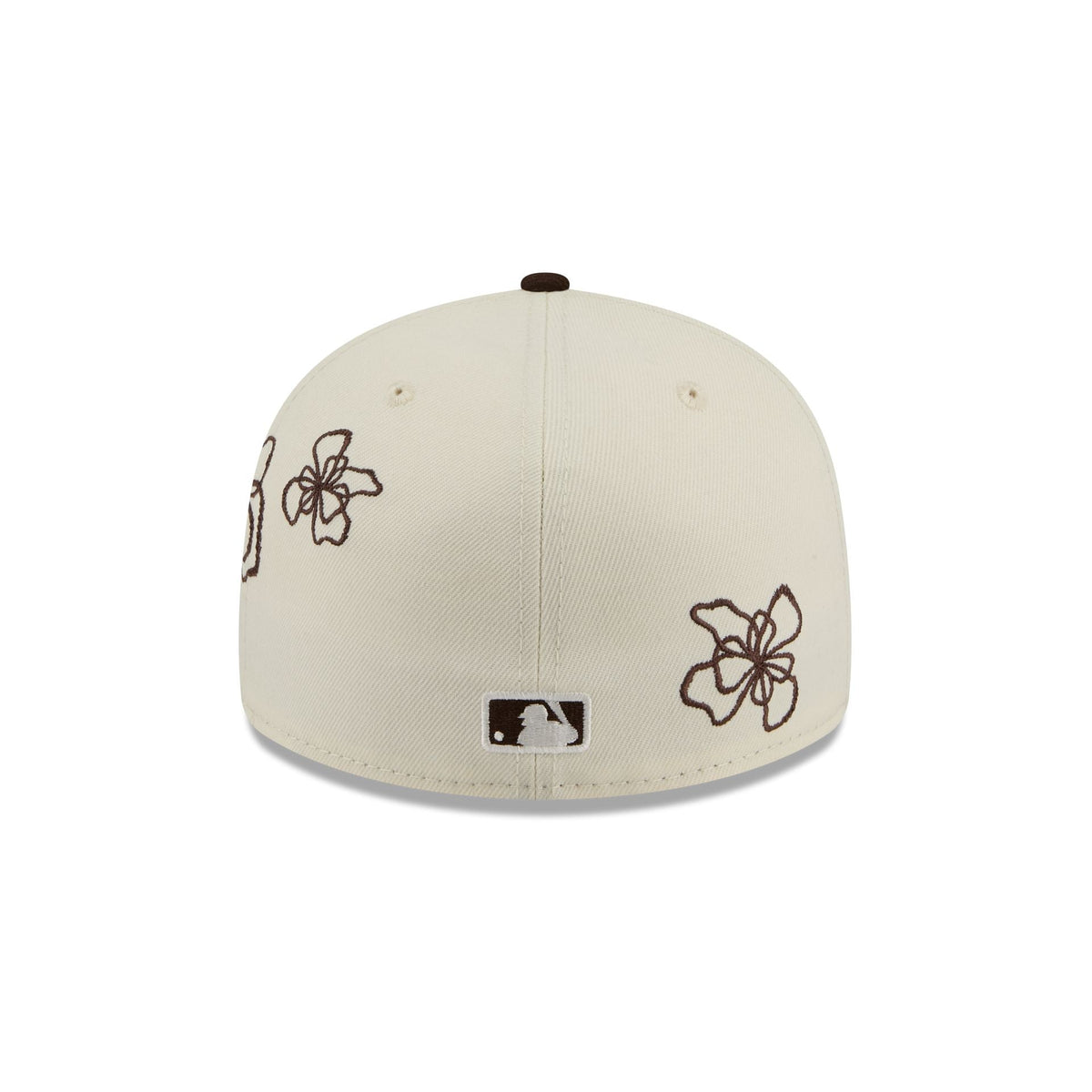 San Diego Padres Floral Outline 59FIFTY Fitted Hat