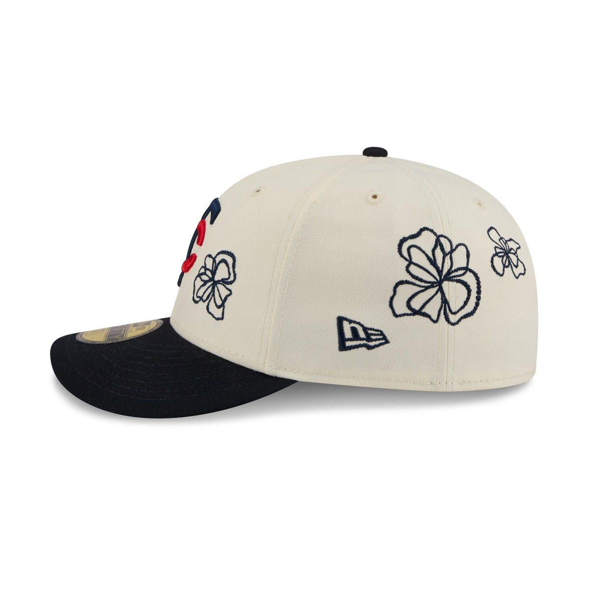 Minnesota Twins Floral Outline 59FIFTY Fitted Hat