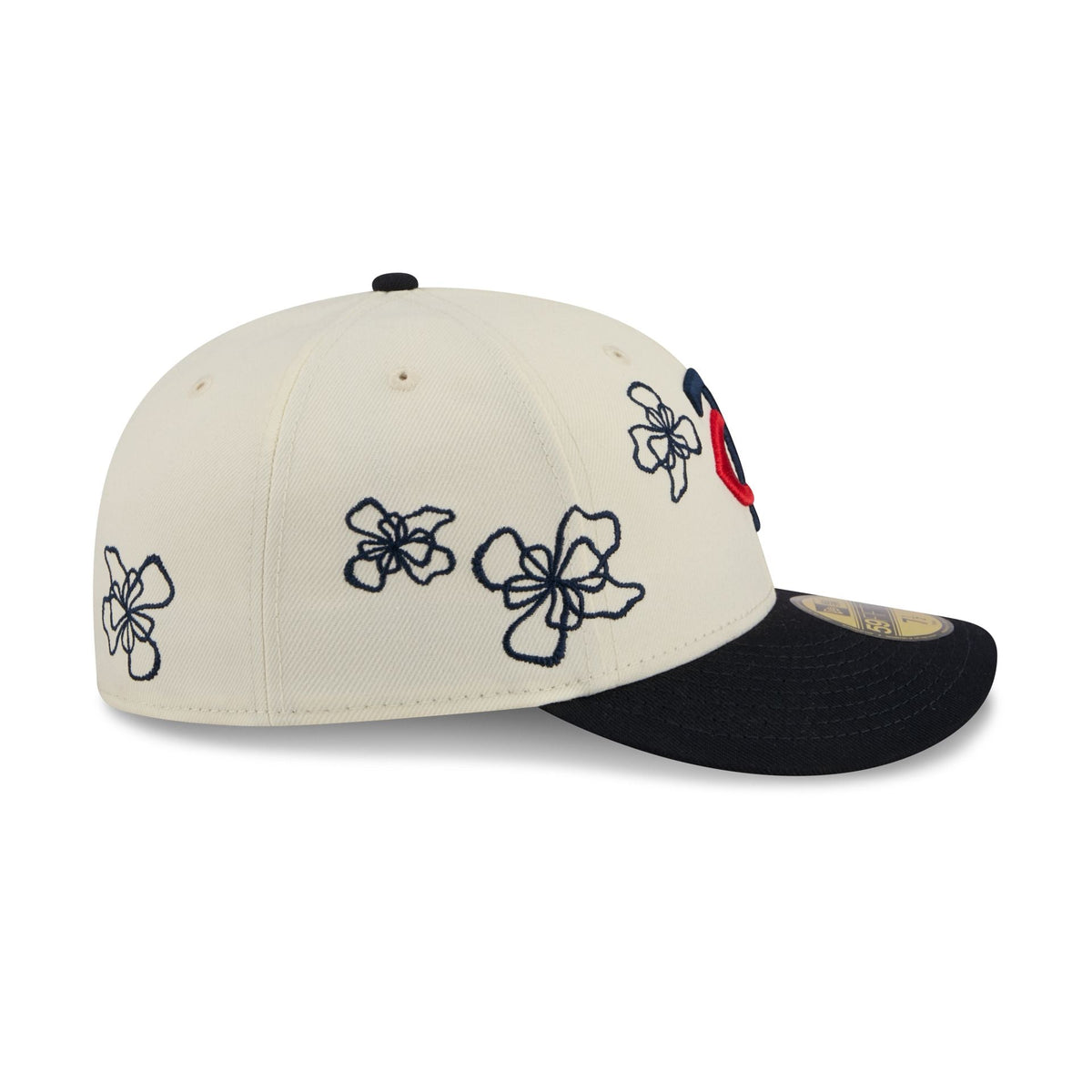 Minnesota Twins Floral Outline 59FIFTY Fitted Hat