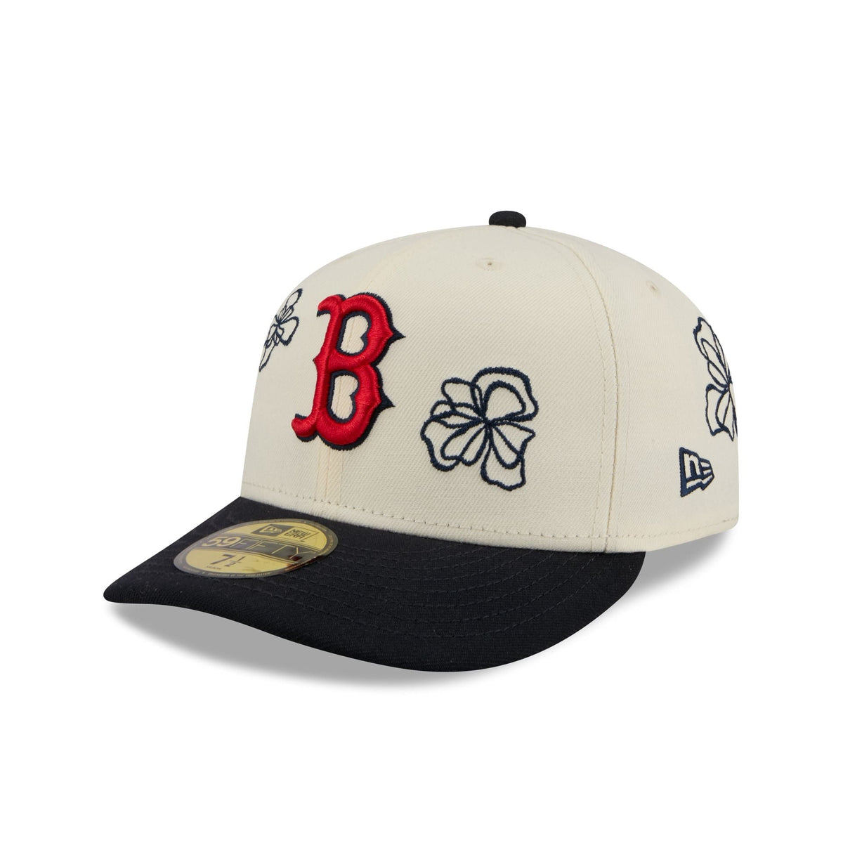 Boston Red Sox Floral Outline 59FIFTY Fitted Hat