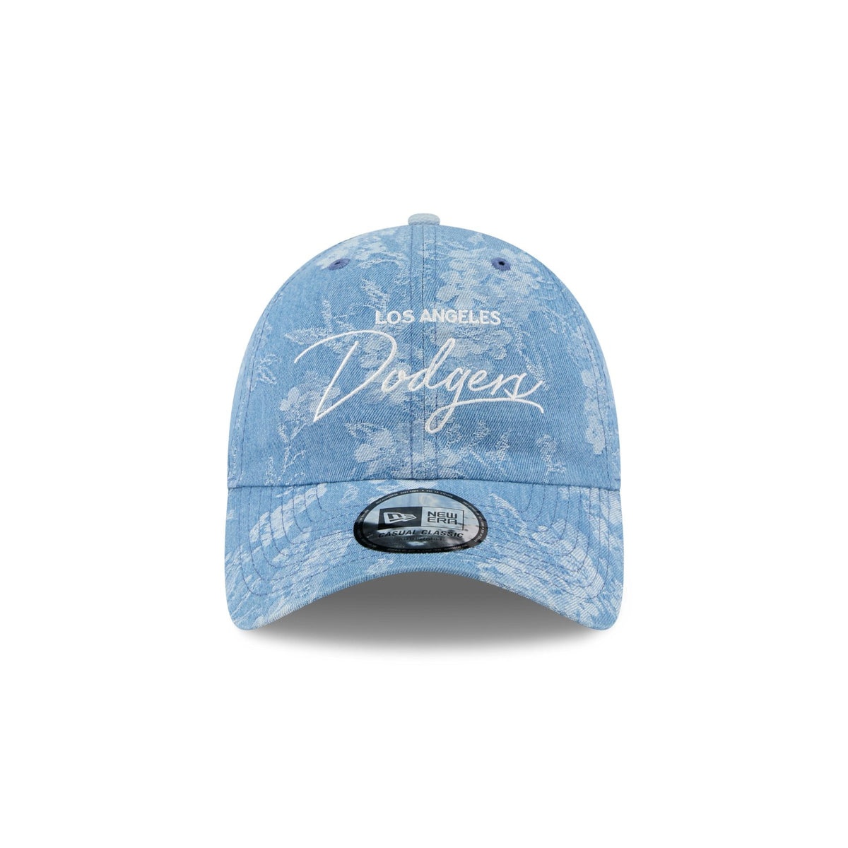 Los Angeles Dodgers Blue Leaves Casual Classic Adjustable Hat