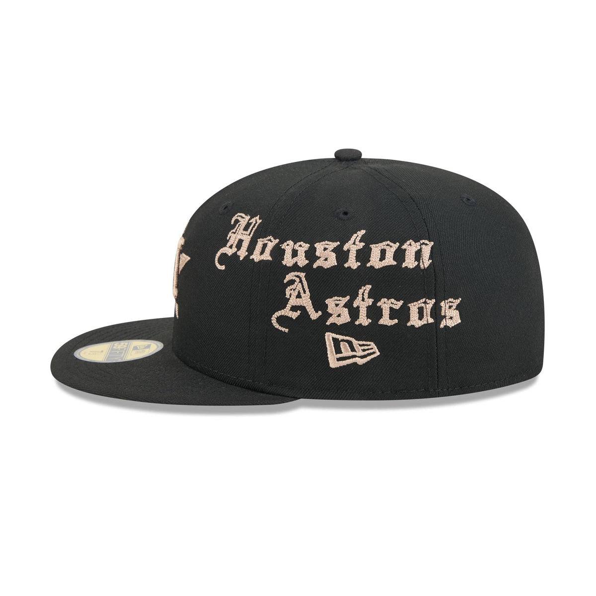 Houston Astros Gothic Lettering 59FIFTY Fitted Hat