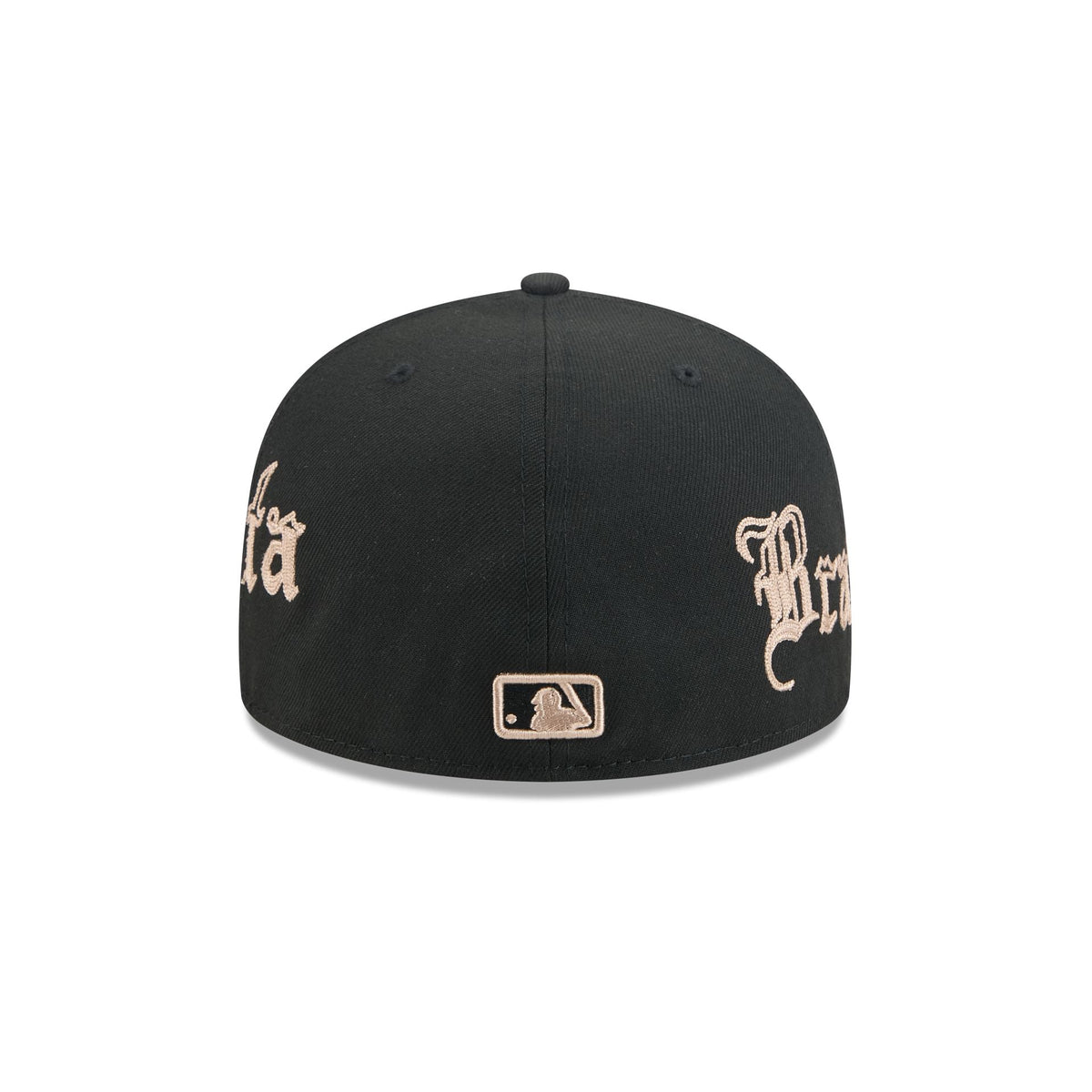 Atlanta Braves Gothic Lettering 59FIFTY Fitted Hat