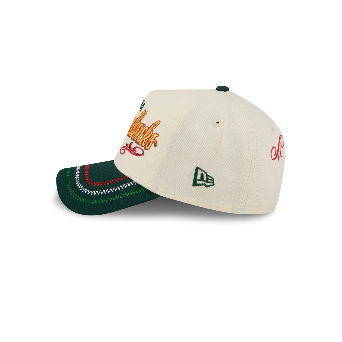 Arizona Diamondbacks Cinco de Mayo Chrome White 9FORTY A-Frame Snapback Hat