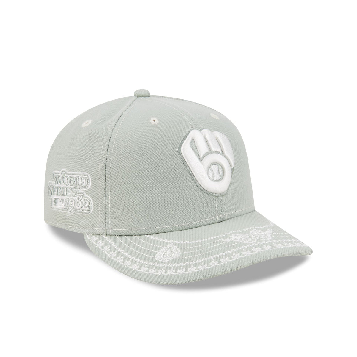 Milwaukee Brewers Everest Green Stitched 59FIFTY Fitted Hat
