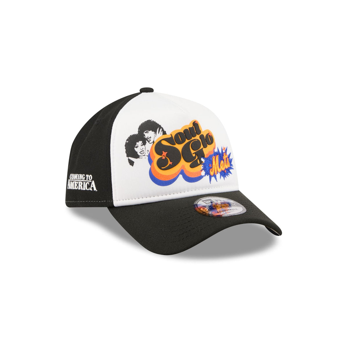 New York Mets Coming to America 9FORTY A-Frame Snapback Hat