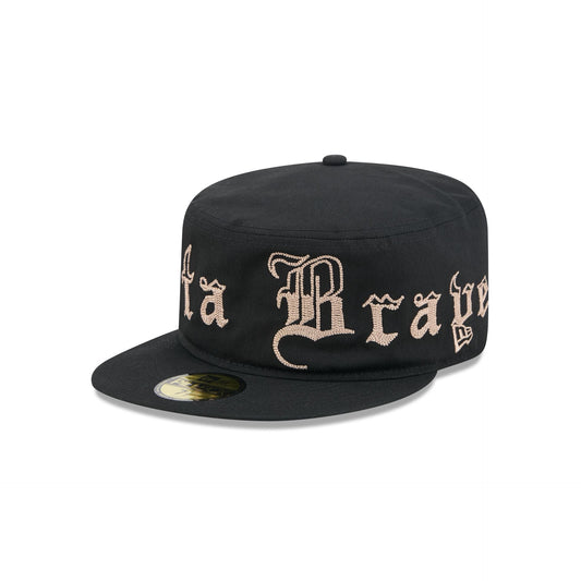Atlanta Braves Gothic Lettering Pillbox Hat