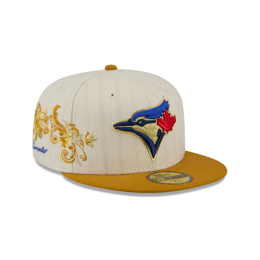 Toronto Blue Jays Chrome Herringbone 59FIFTY Fitted Hat