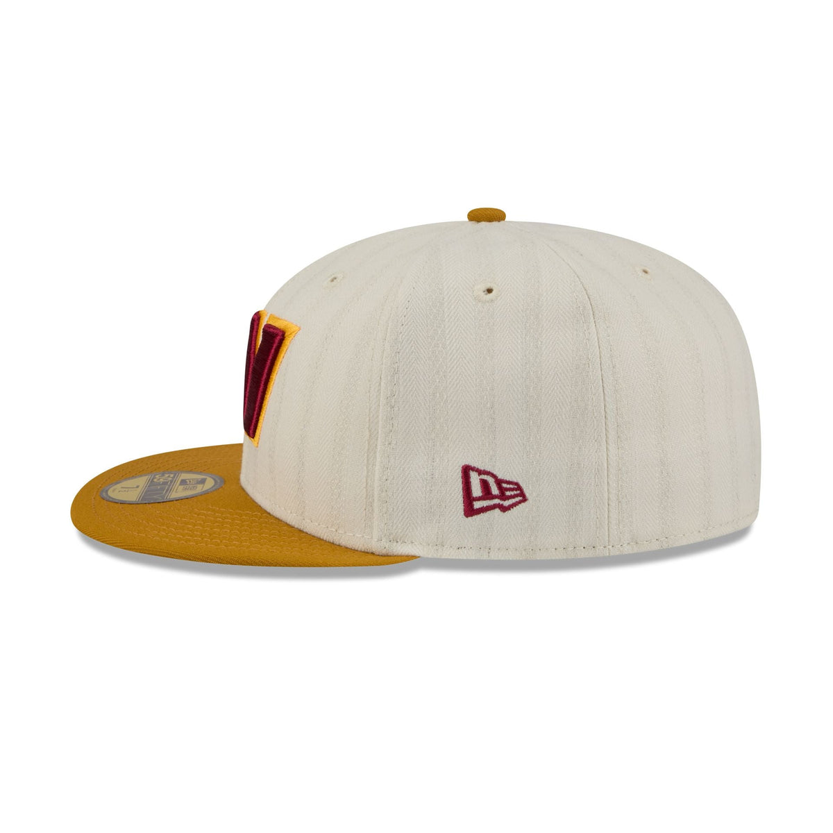 Washington Commanders Chrome Herringbone 59FIFTY Fitted Hat