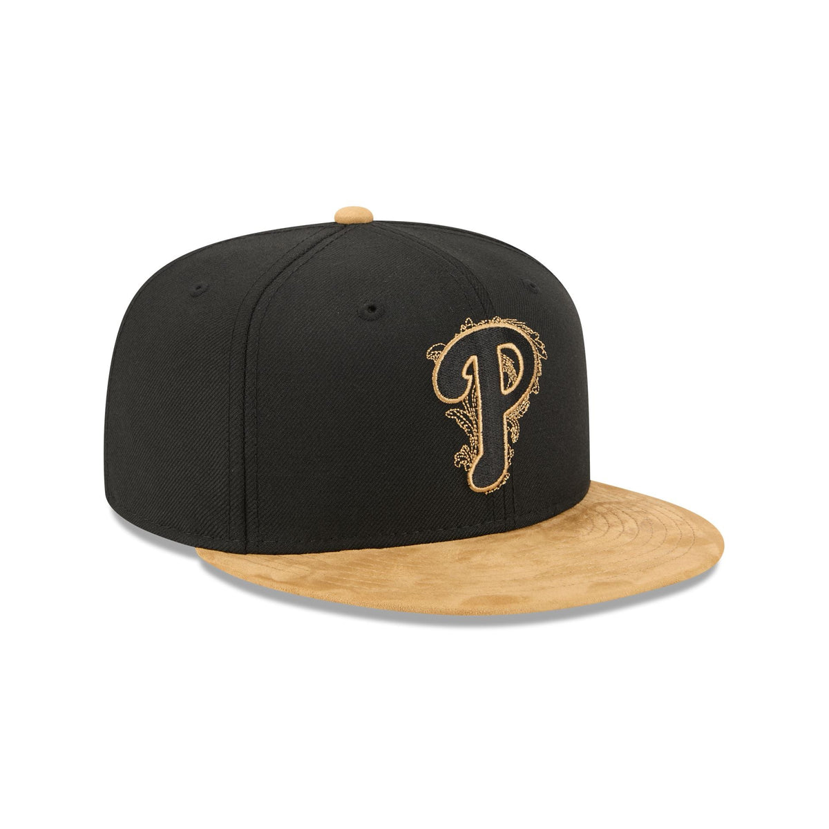 Philadelphia Phillies Black Wool 59FIFTY Fitted Hat