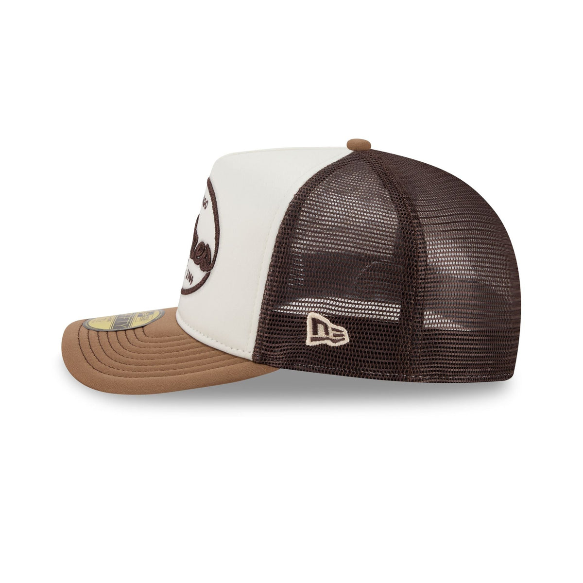 San Diego Padres Chrome 59FIFTY Fitted Trucker Hat