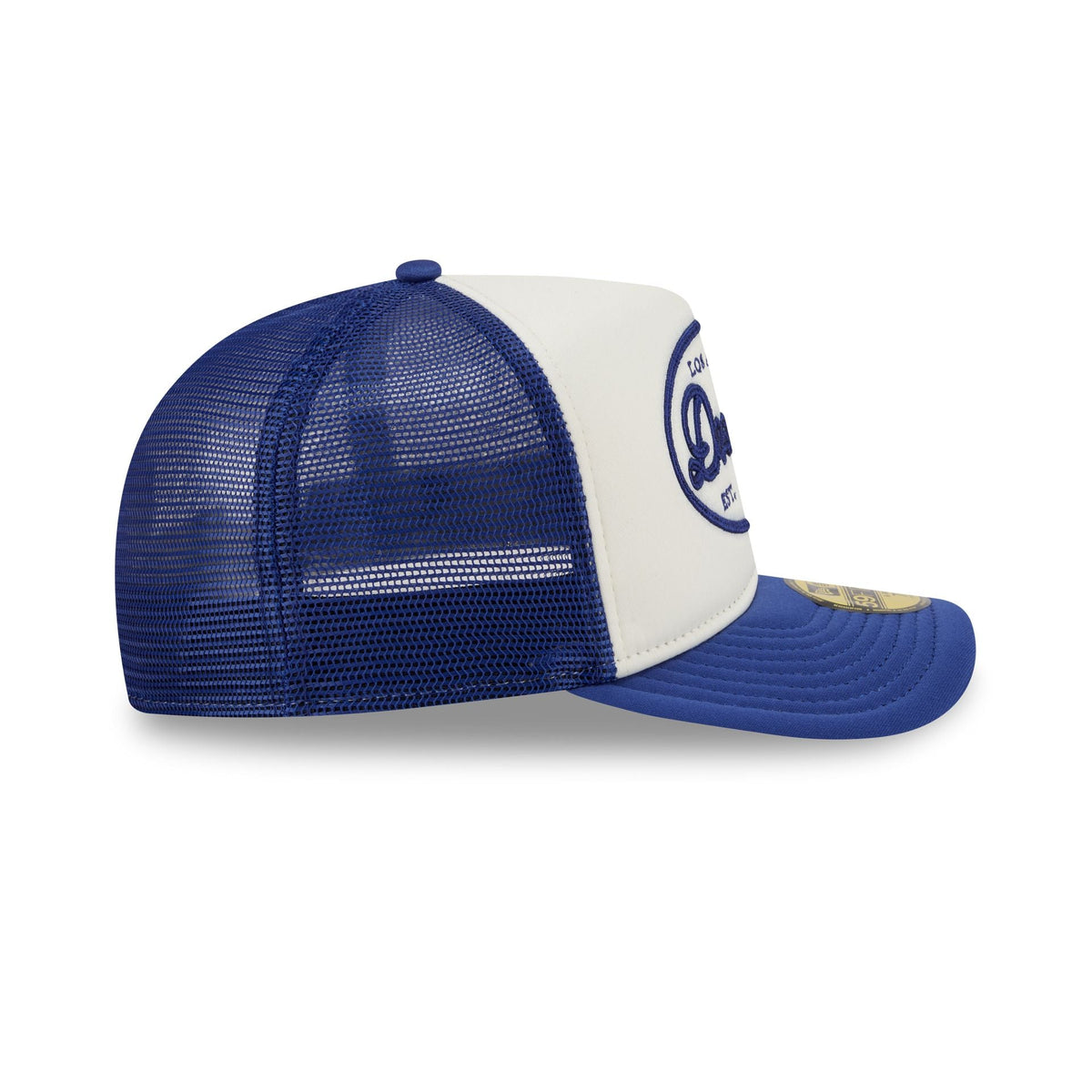 Los Angeles Dodgers Chrome 59FIFTY Fitted Trucker Hat