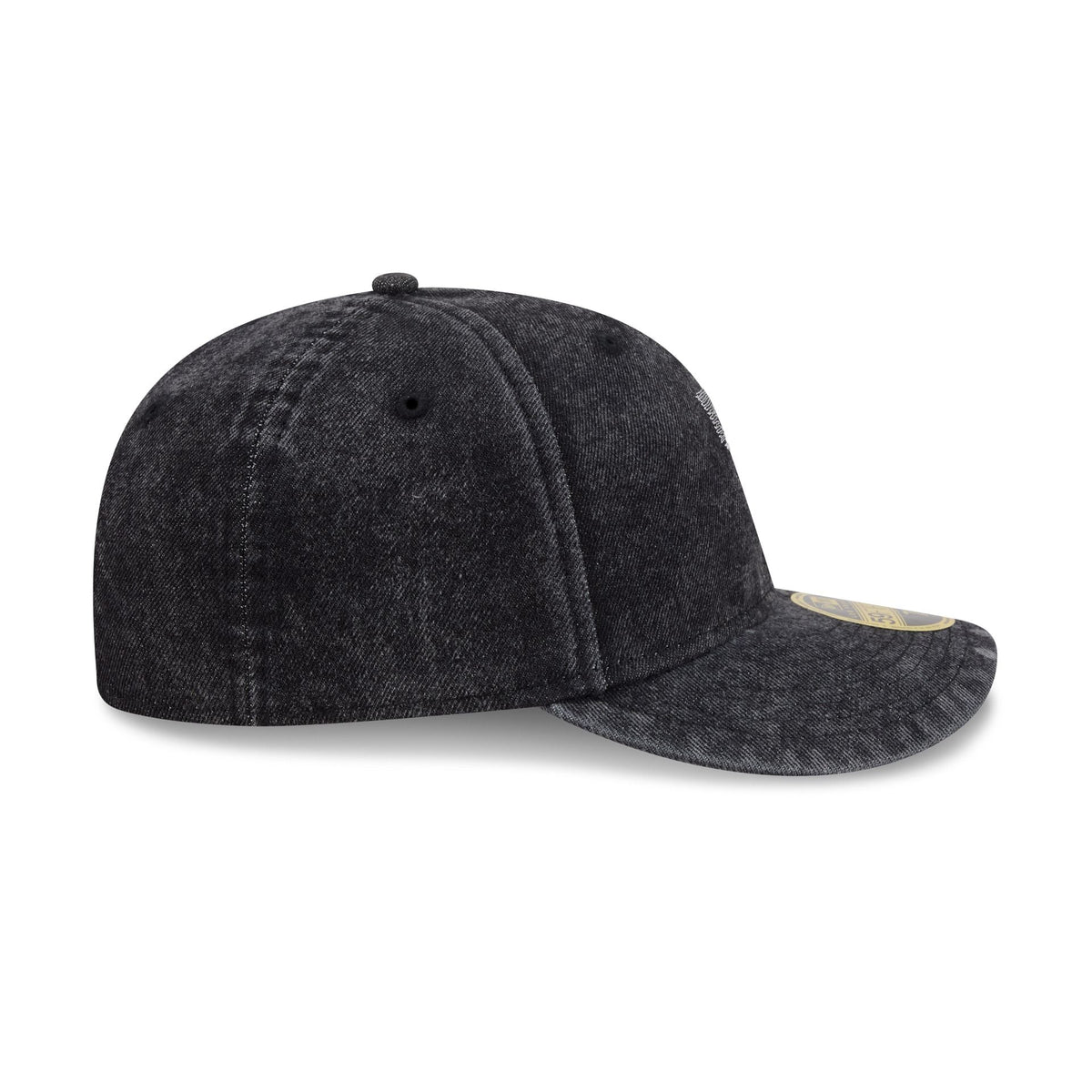 Texas Rangers Black Denim Low Profile 59FIFTY Fitted Hat