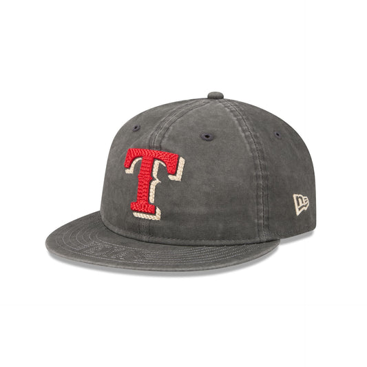 Texas Rangers Visor Stitch Retro Crown 59FIFTY Fitted Hat