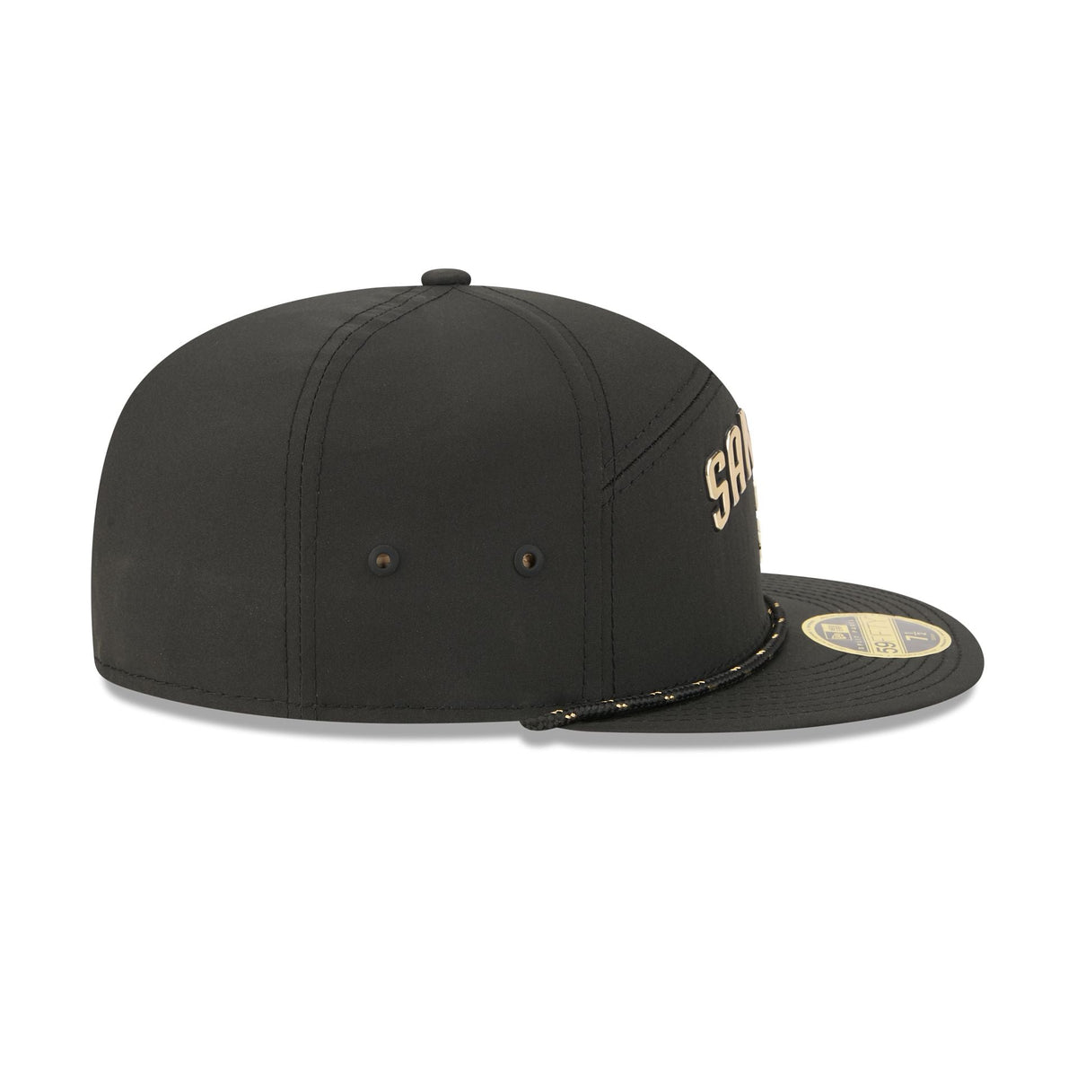 San Diego Padres Gold Logo Rope Split Panel 59FIFTY Fitted Hat