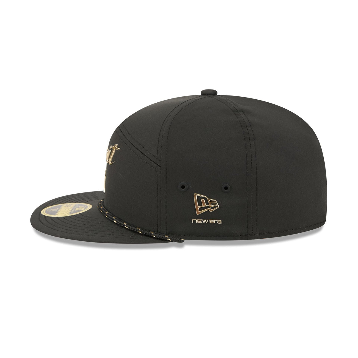Detroit Tigers Gold Logo Rope Split Panel 59FIFTY Fitted Hat