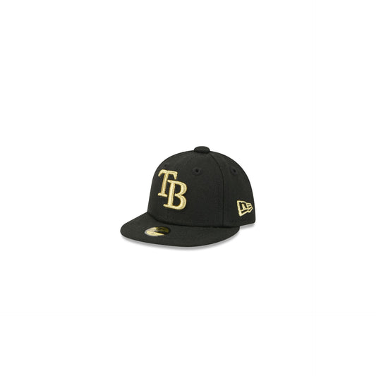 Tampa Bay Rays Gold Logo Mini 59FIFTY Fitted Hat