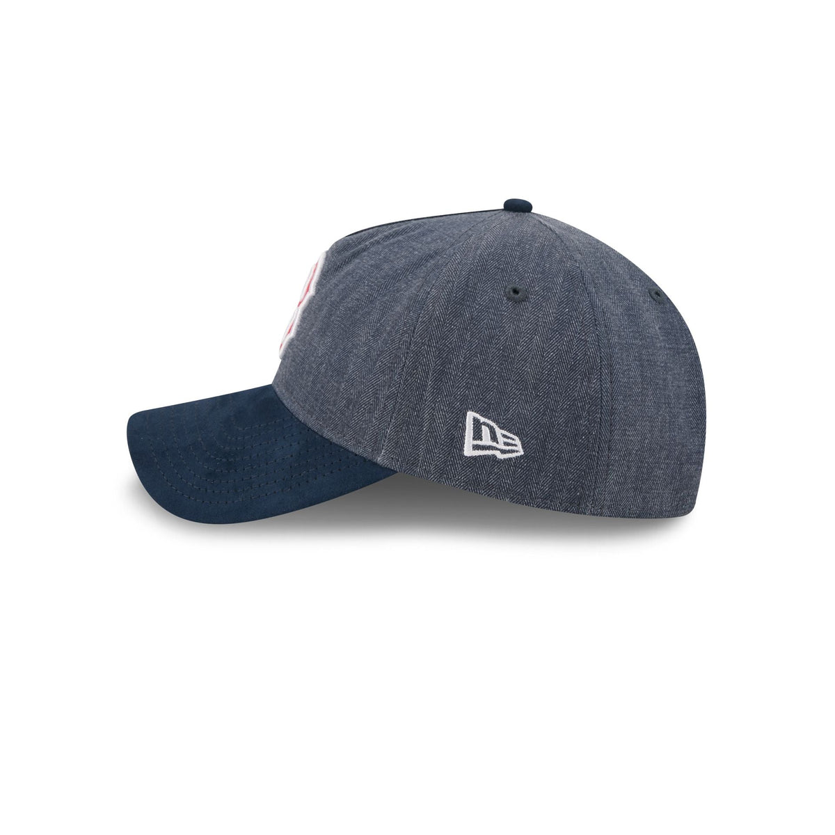 Boston Red Sox Herringbone Team Colors 9TWENTY A-Frame Adjustable Hat