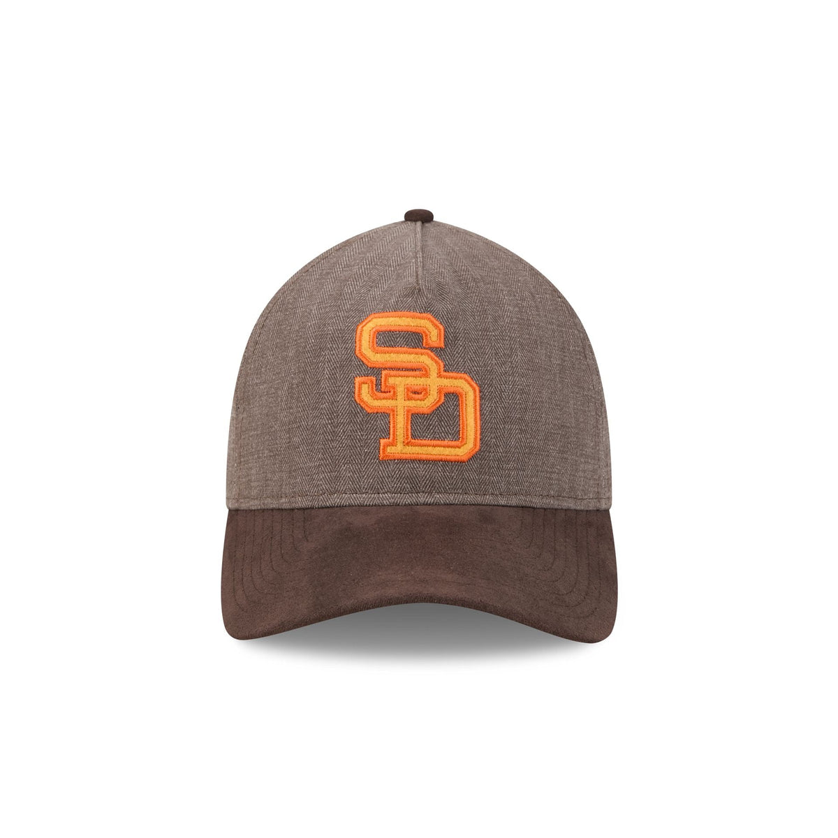 San Diego Padres Herringbone Team Colors 9TWENTY A-Frame Adjustable Hat