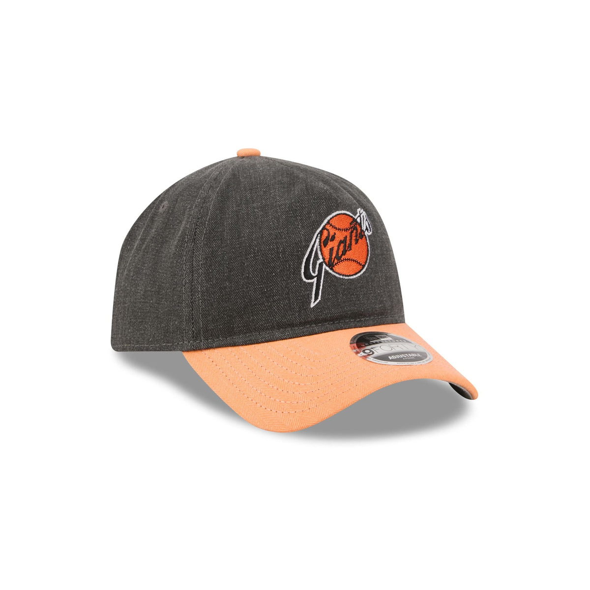 San Francisco Giants Herringbone Team Colors 9FORTY A-Frame Adjustable Hat