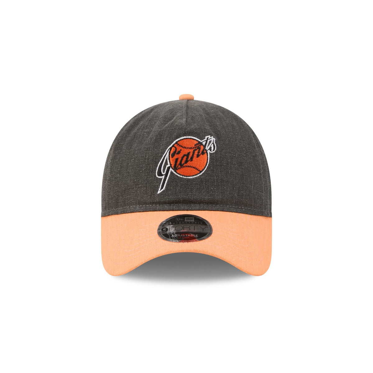 San Francisco Giants Herringbone Team Colors 9FORTY A-Frame Adjustable Hat