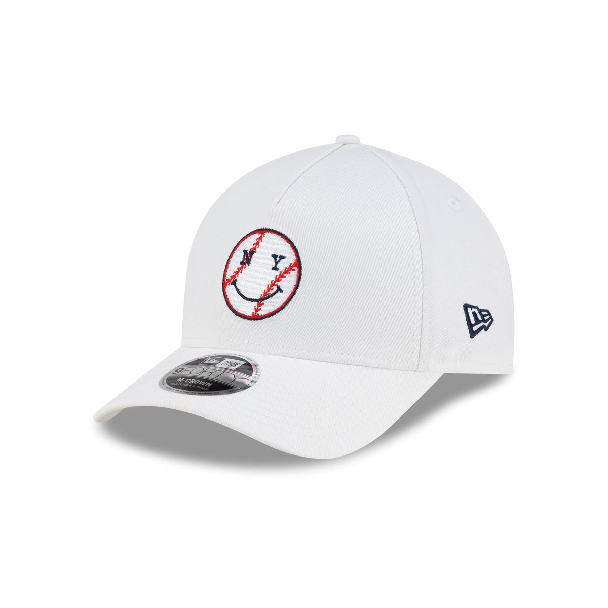 New York or Nowhere x New York Yankees Baseball White 9FORTY M-Crown A-Frame Snapback Hat