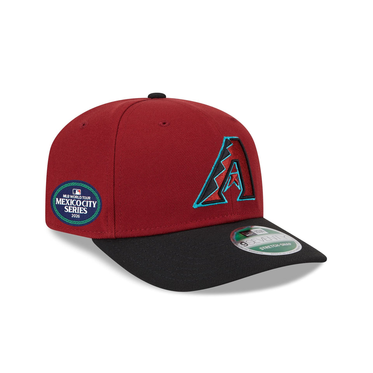 Arizona Diamondbacks 2026 MLB World Tour Mexico City Series Sidepatch 9SEVENTY Stretch-Snap Hat