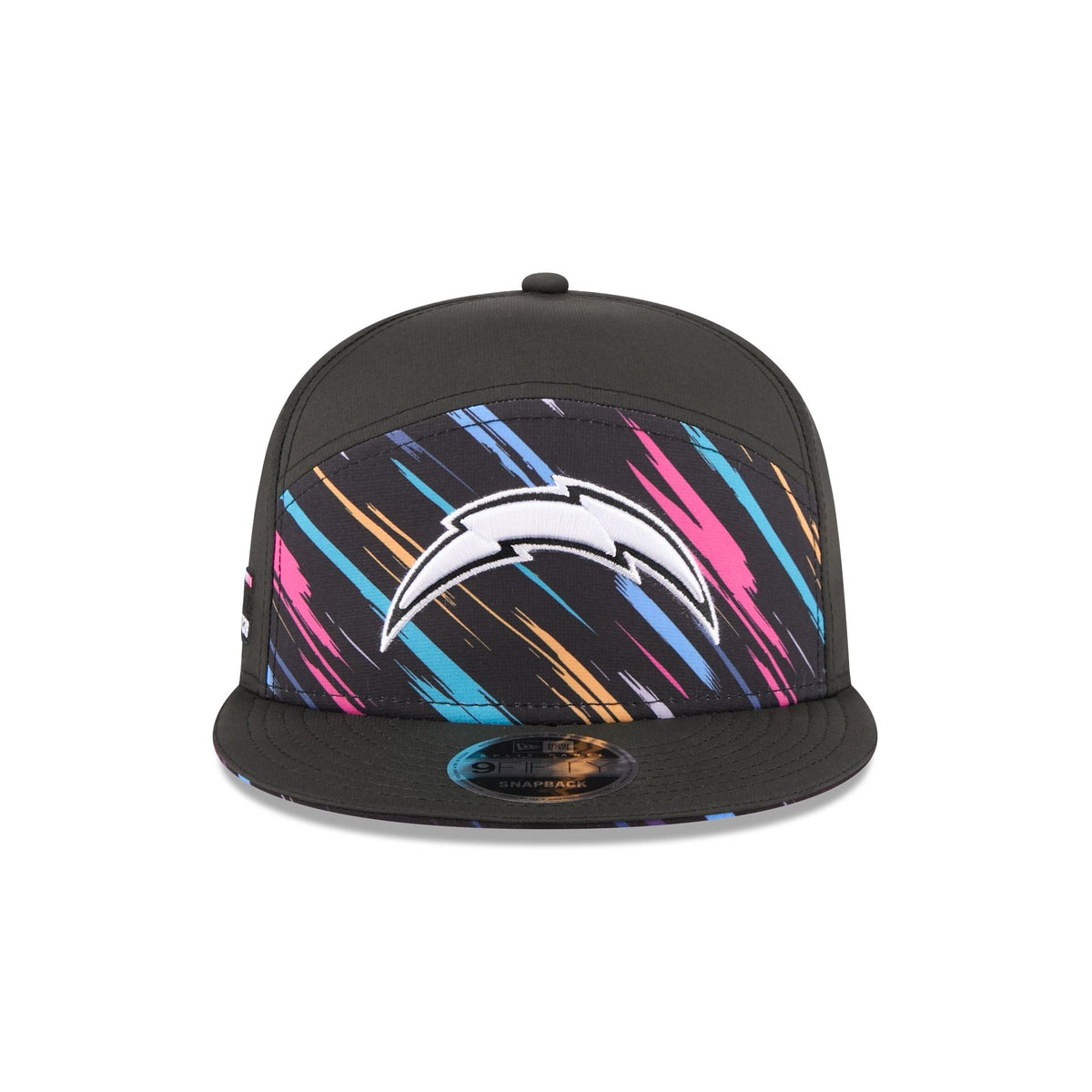 Los Angeles Chargers 2026 Crucial Catch Split Panel 9FIFTY Snapback Hat