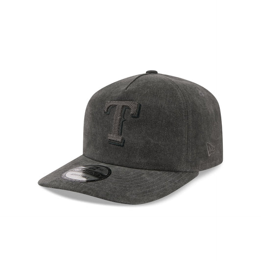 Texas Rangers Black Pigment Dye 19TWENTY Snapback Hat