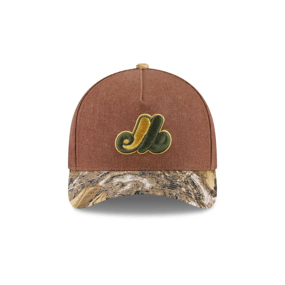 Montreal Expos Camo Twill 9FORTY M-Crown A-Frame Snapback Hat