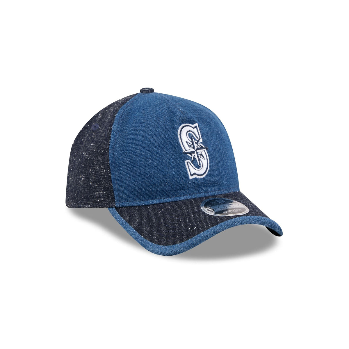 Seattle Mariners Multi-Panel Denim 9FORTY A-Frame Unstructured Adjustable Hat