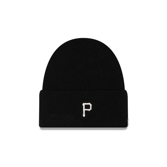 Pittsburgh Pirates Cashmere Black Cuffless Knit Beanie Hat
