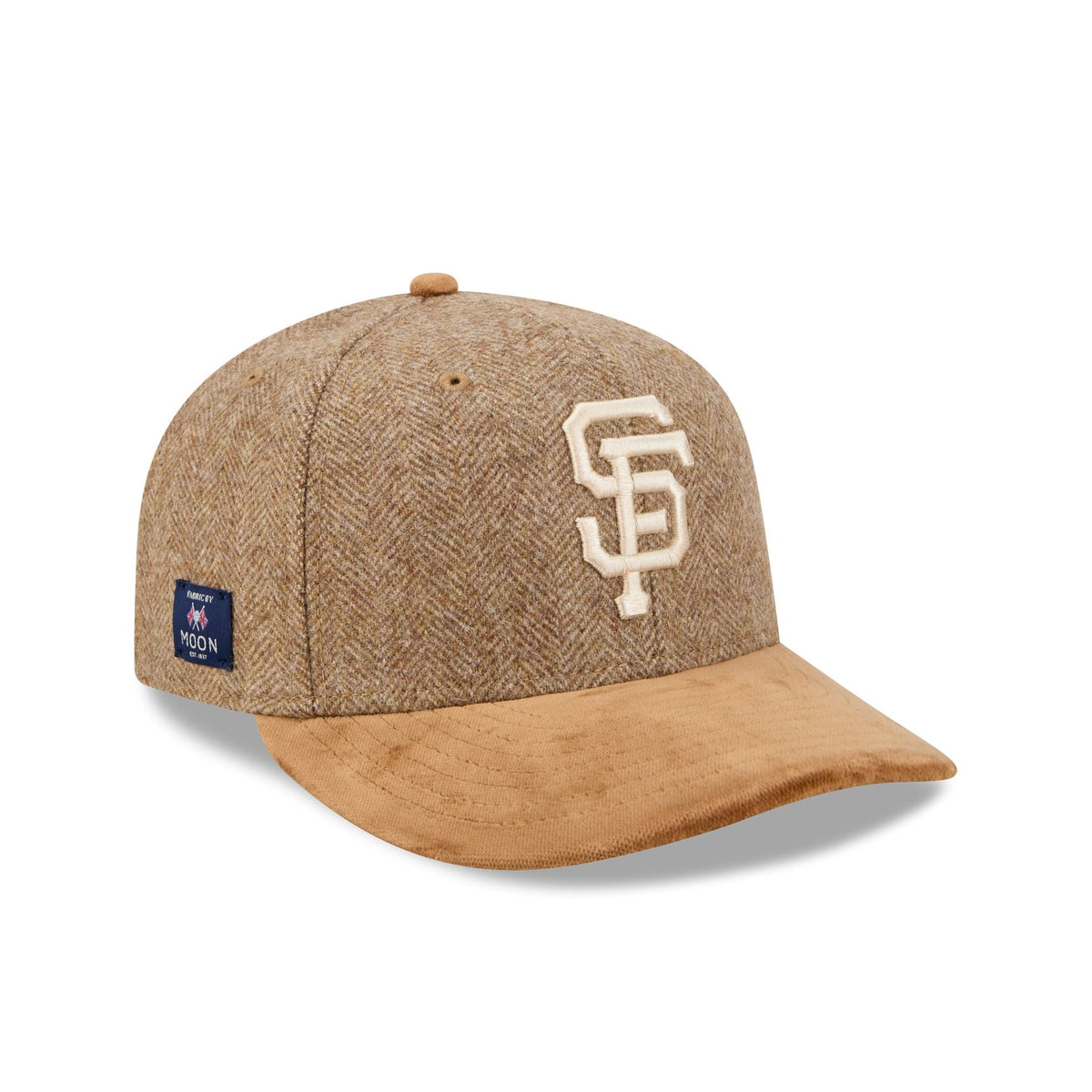 San Francisco Giants Moon Brisbane Moss Brown Visor 59FIFTY Fitted Hat
