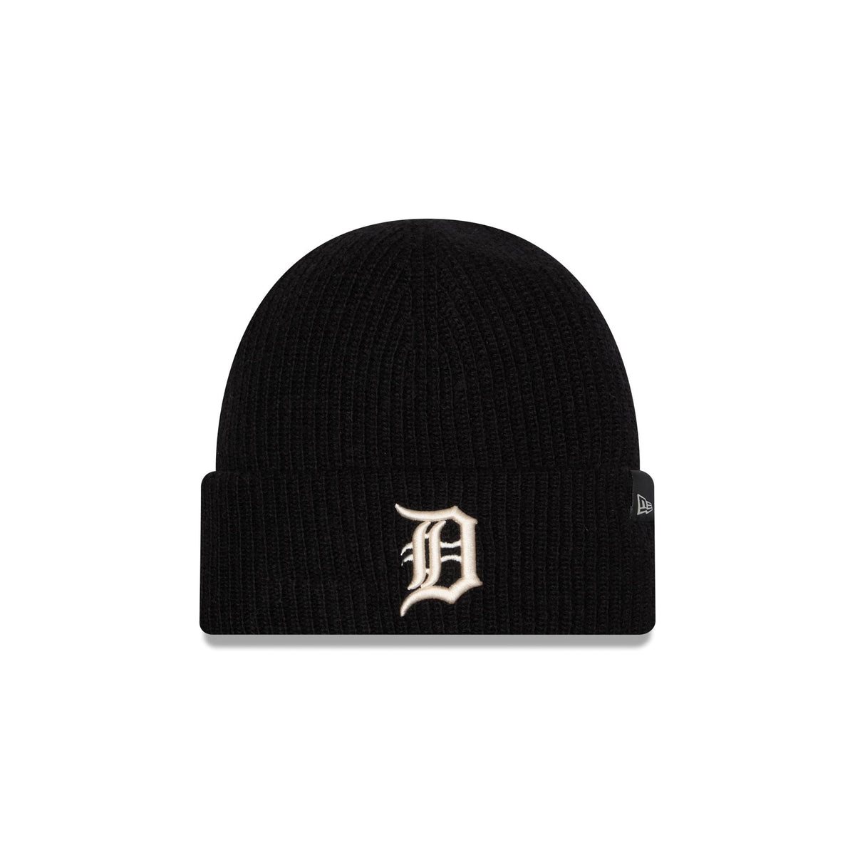 Detroit Tigers Woolen Black Short Cuff Knit Beanie Hat