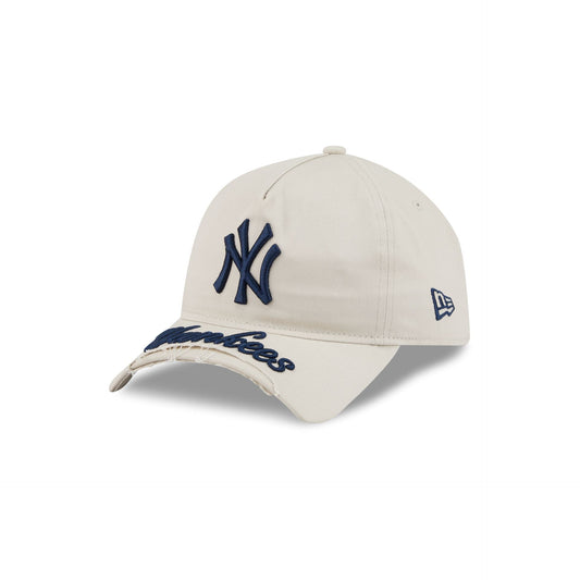 New York Yankees Stone 9FORTY A-Frame Unstructured Cut-Off Visor Snapback Hat
