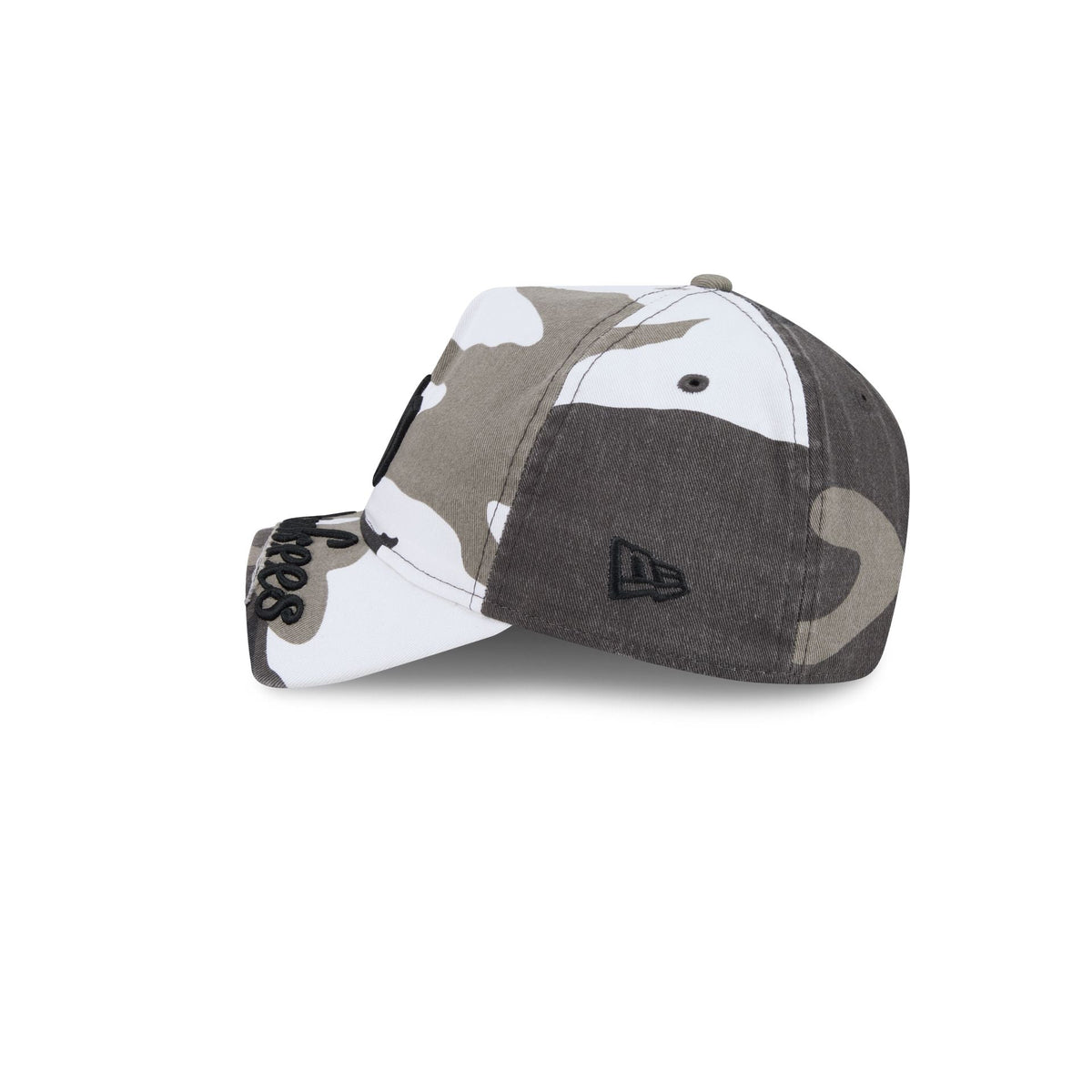 New York Yankees Washed Camo 9FORTY A-Frame Unstructured Cut-Off Visor Snapback Hat