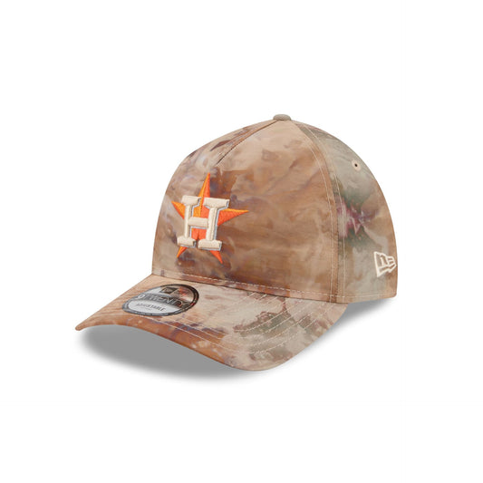 Houston Astros Washed Nylon Brown 9TWENTY A-Frame Adjustable Hat