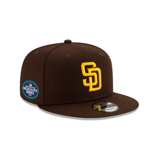 San Diego Padres 2026 MLB World Tour Mexico City Series Sidepatch 9FIFTY Snapback Hat