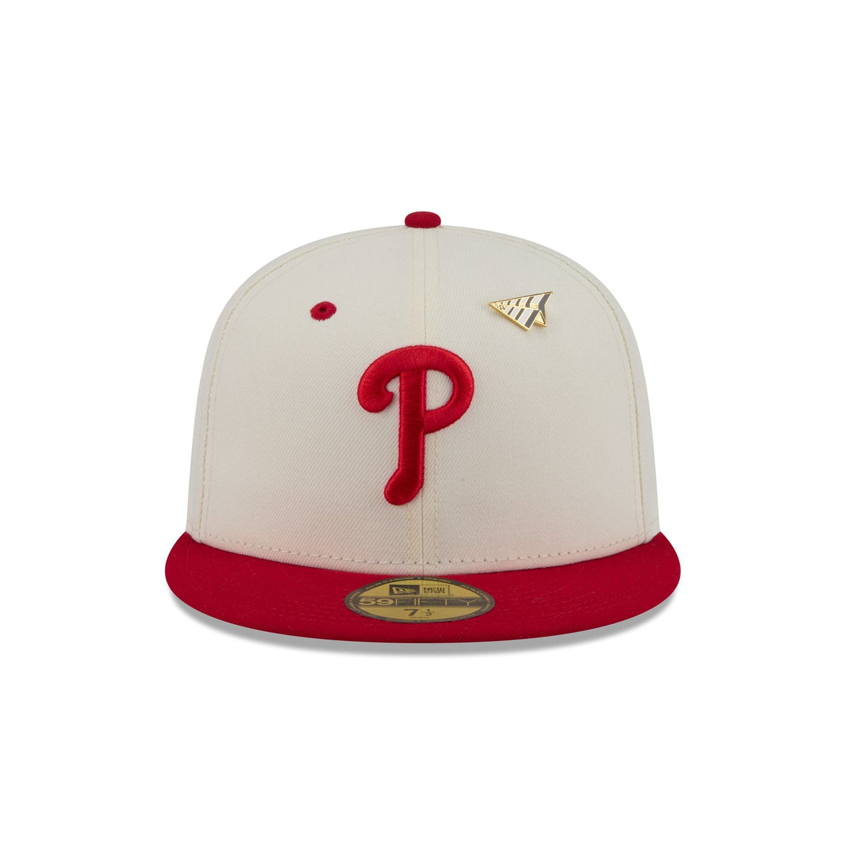 Paper Planes x Philadelphia Phillies Chrome White 59FIFTY Fitted Hat