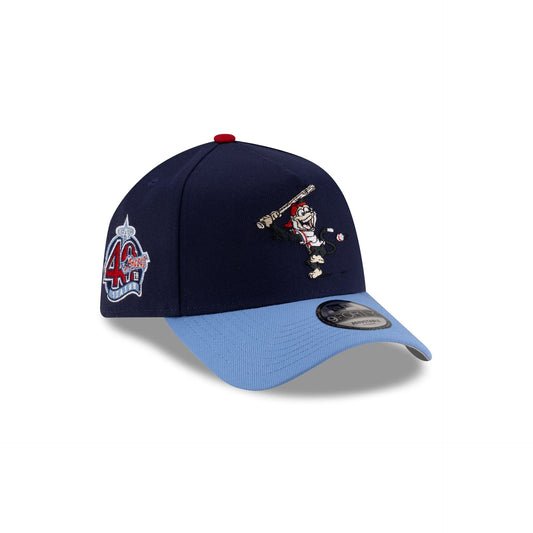 Los Angeles Angels Mascot Light Navy 9FORTY A-Frame Snapback Hat