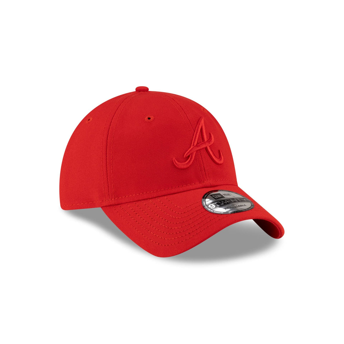 Atlanta Braves Front Door Red 9TWENTY Adjustable Hat