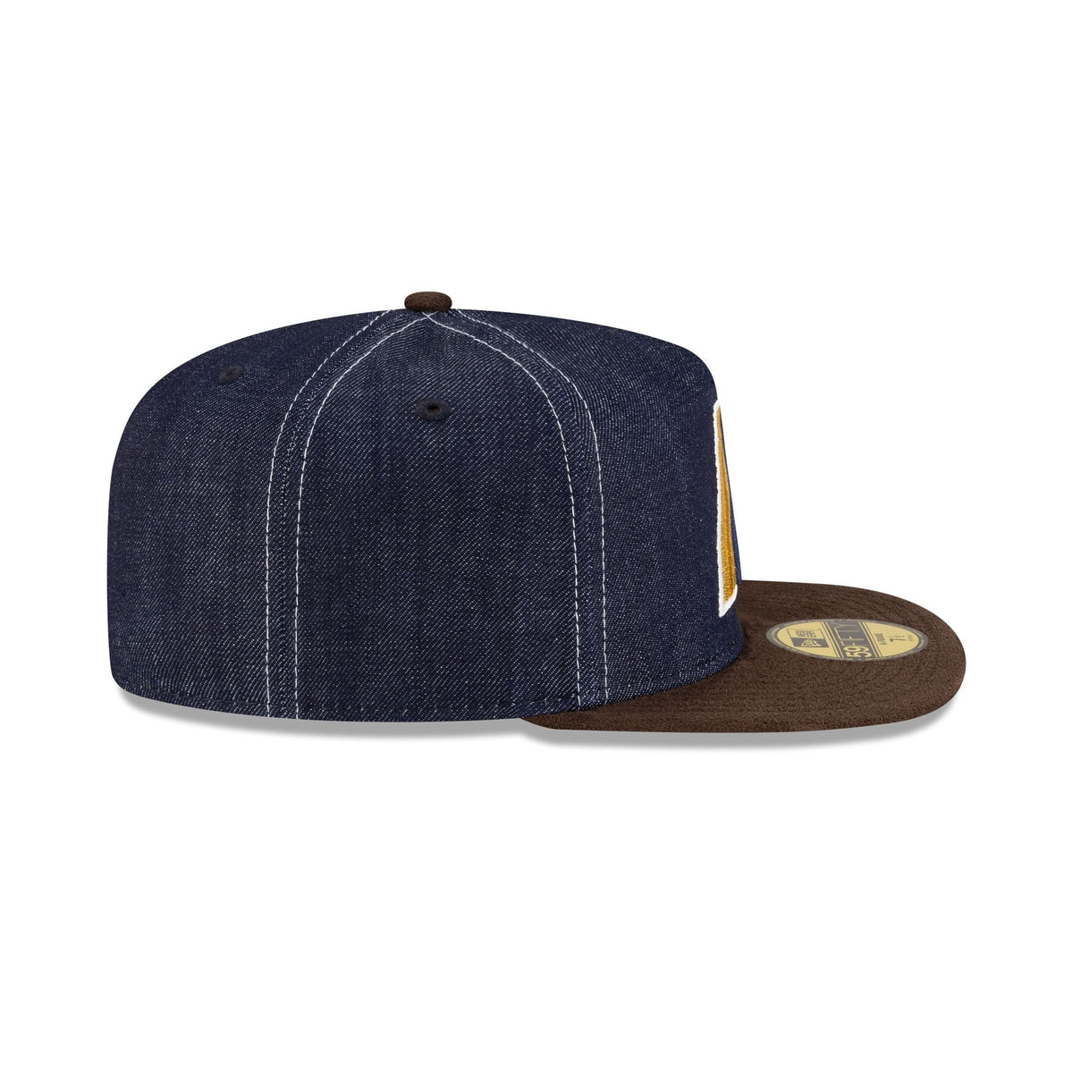 Houston Astros Houston Pack Denim Cooperstown Logo 59FIFTY A-Frame Fitted Hat