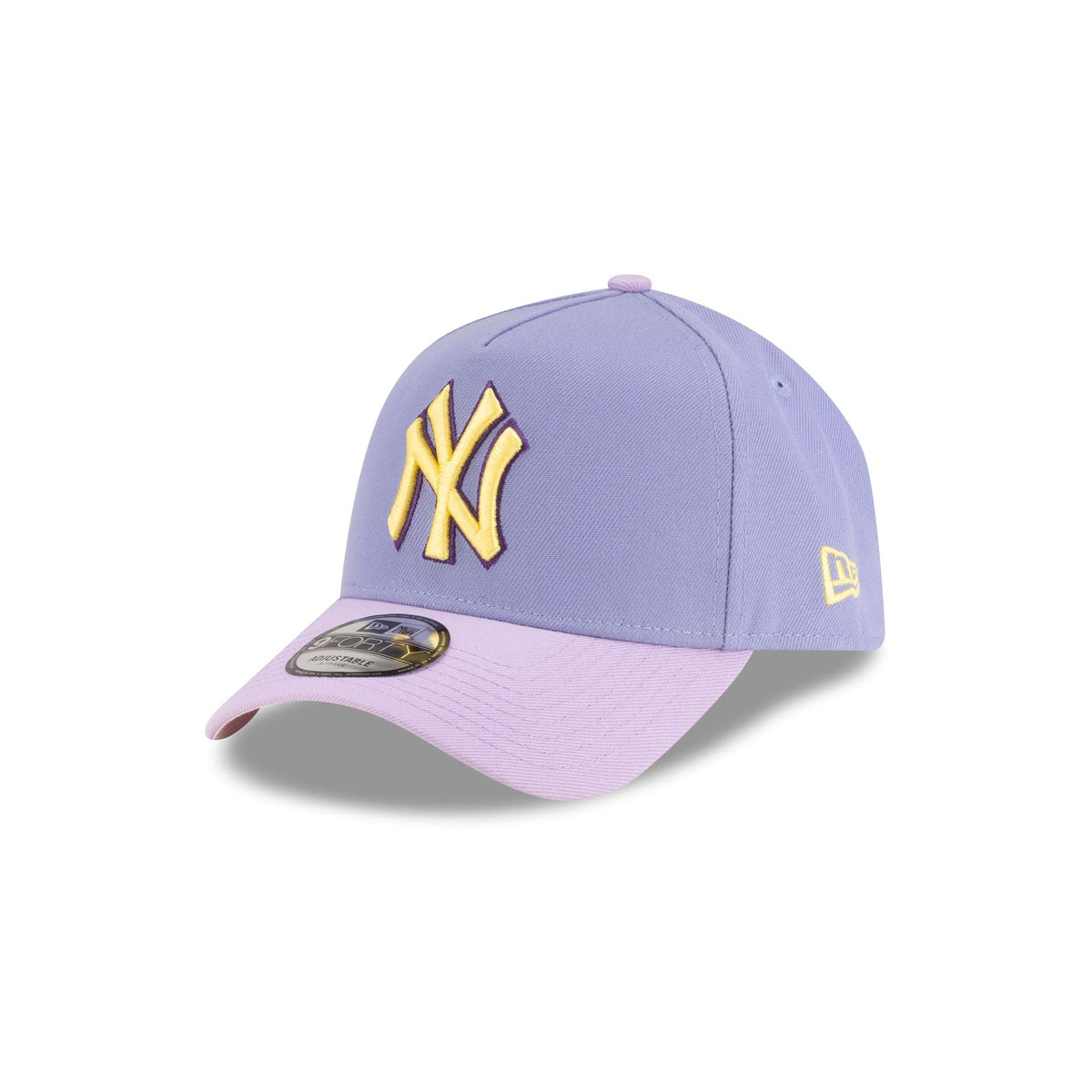 New York Yankees Lavender Pink 9FORTY A-Frame Snapback Hat