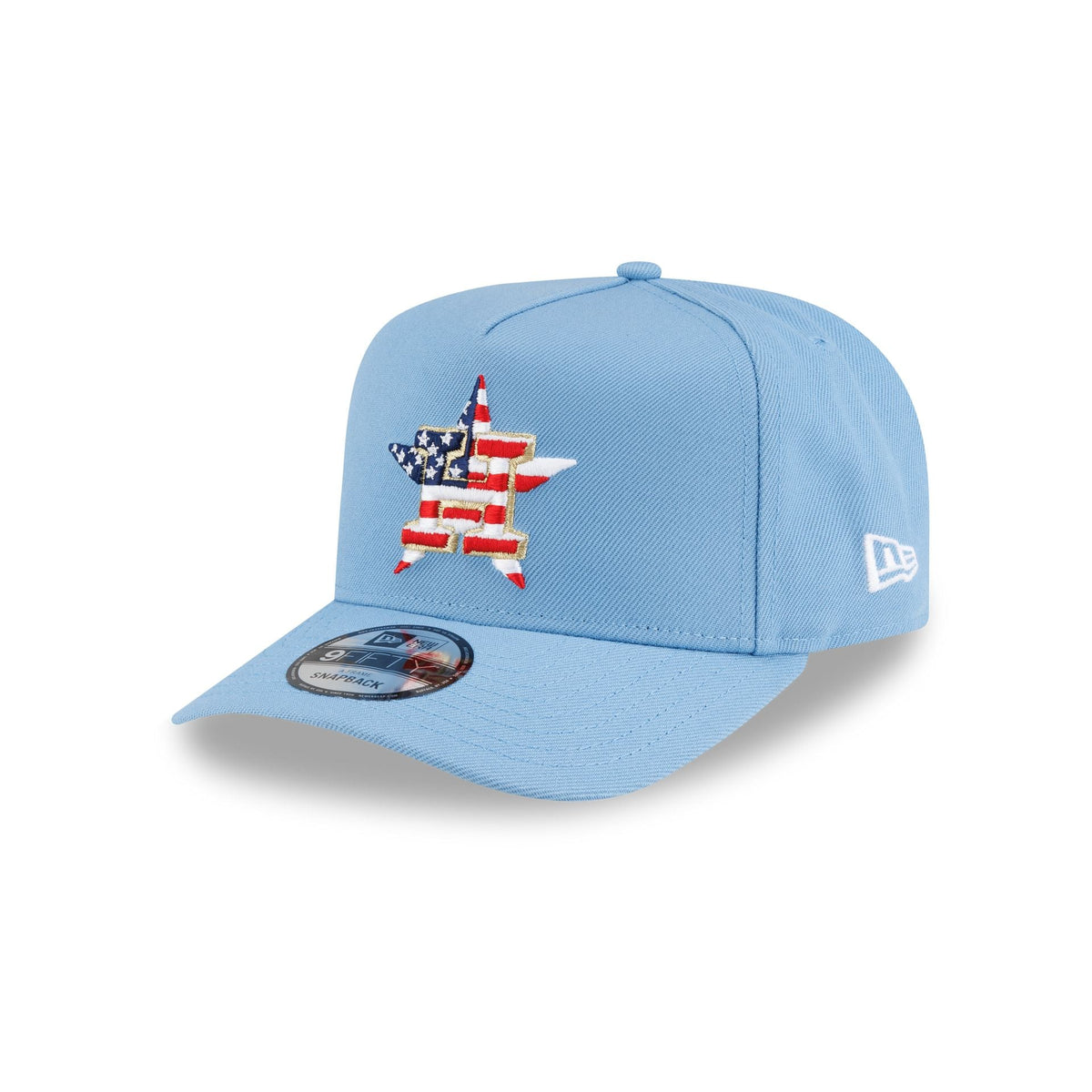 Houston Astros Red. White & Blue 9FIFTY A-Frame Snapback Hat