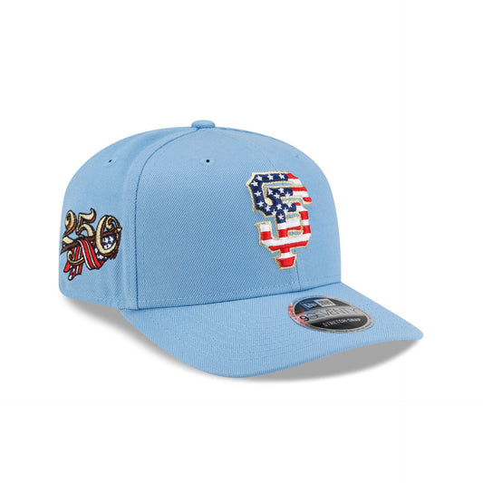 San Francisco Giants Red. White & Blue 9SEVENTY Stretch-Snap Hat